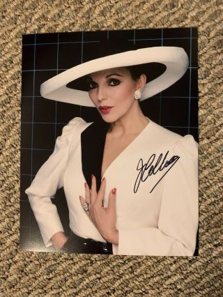 Dame Joan Collins Signed 8 X 10 Photo Autographed Actress