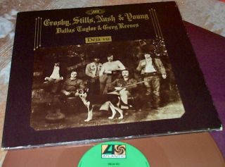 Brown Vinyl Deja Vu Crosby,  Stills,  Nash & Young Orig Holland Press Woodstock Lp