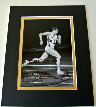 Allan Wells Signed Autograph 10x8 Photo Display Olympic Games 1980 Moscow &