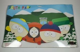 South Park 1998 Vintage Placemat - Stan,  Kyle,  Cartman,  Kenny -