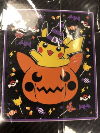 Pokemon Center Blanket Pumpkin Pikachu (50”x60”) 2