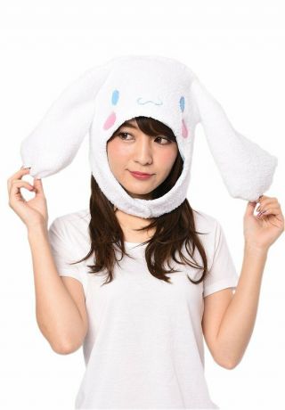 Sazac Kigurumi Cap Costume Hat Beanie Cinnamoroll Sanrio Kawaii Anime Jp Cosplay