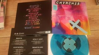 Chvrches - Love Is Dead - Lp Blue Vinyl 180 Gram 2018 Lovely Near Only £22