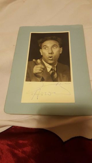 Old Frankie Howard Signed Photo Comedy