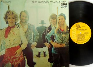 Abba,  Bjorn,  Benny,  Anna & Frida - Waterloo Lp 1974 Rca Victor Australia - Vpl1 - 4003