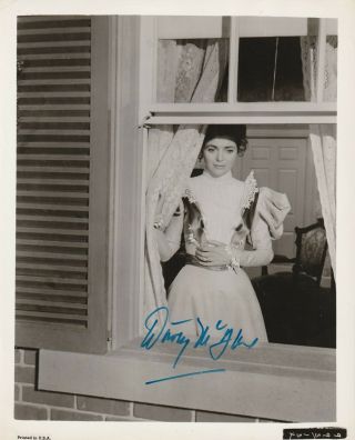 Dorothy Mcguire D2001@85 Walt Disney`old Yeller`signed Night Of Iguana 8x10pic