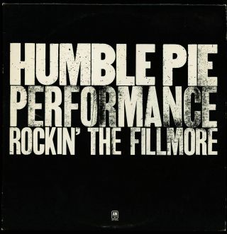Vinyl Lp Humble Pie - Performance Rockin The Fillmore 2lp Robert Ludwig Nm