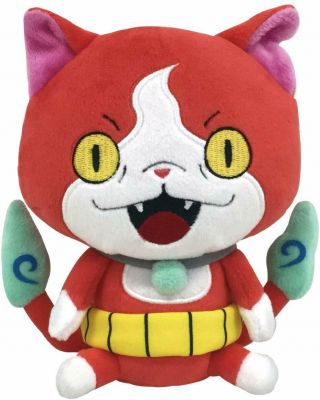 Sunrise Yokai Watch Dx Plush Doll Stuffed Jibanyan Lightside 2018 Red From Japan