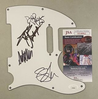Morbid Angel (metal Band) Signed Autograph Auto Tele Guitar Pickguard X4 Jsa