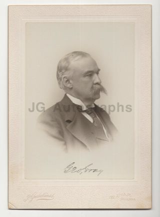 George Gray - U.  S.  Senator,  Treaty Of Paris - Signed Cabinet Card