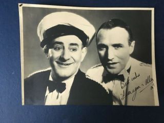 Flanagan & Allen - Comedy Entertainers - Signed Photograph