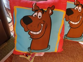 Vintage Scooby Doo Pillow 16 X 16 " Dan River Vtg.  2000