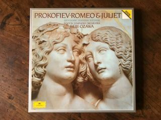 Prokofiev Romeo Juliet Ozawa Nm 3x Lp Box Set Dgg Digital 423 268 - 1