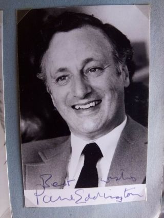 Paul Eddington Yes Minister,  The Good Life British Tv Comedy Autographed Photo