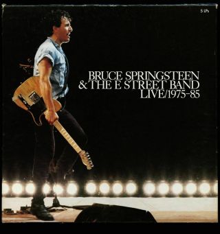 Vinyl Lp Bruce Springsteen And The E Street Band - Live 1975 - 85 5lp Box Set Nm
