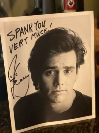 Jim Carrey Signed Autographed 8x10 Photo - Signed