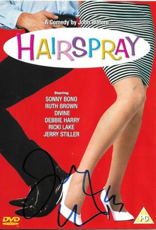 John Waters Signed Hairspray Dvd Aftal