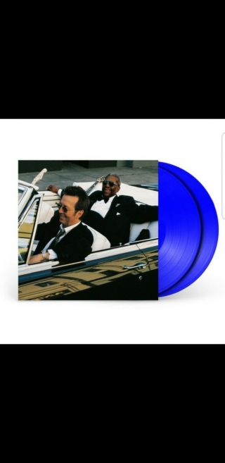 B.  B.  King & Eric Clapton Riding With The King 2 Lp Limited Blue Vinyl