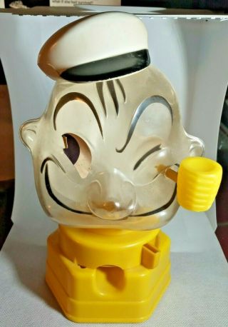 Vintage 1968 Hasbro Popeye The Sailor Man Gum Ball Machine