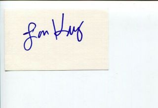 Larry King Tv News Host Shrek Forever After The Simpsons Signed Autograph