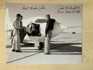 John Griffith Test Pilot Bell X - 1 Naca Signed Photo