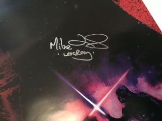Mike Edmonds Logray Star Wars Revenge Of The Jedi Poster Signed Autographed 2