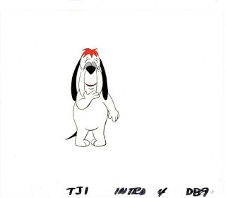 Droopy Tom And Jerry Production Animation Cel N Draw Filmation 1980 - 82