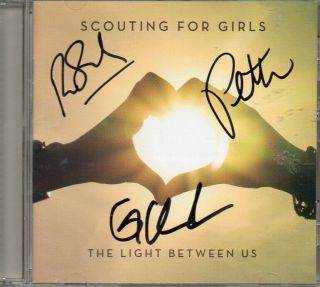 Scouting For Girls Autograph - The Light Between Us - Cd Signed - Aftal