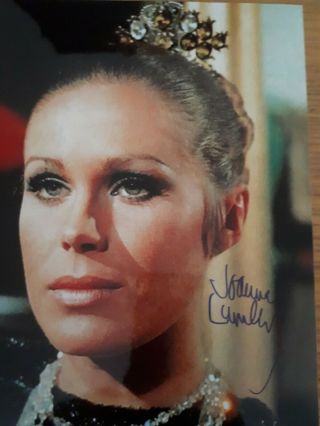 Joanna Lumley Signed Colour 8 X 10 Photo From 1969 James Bond Film Ohmss