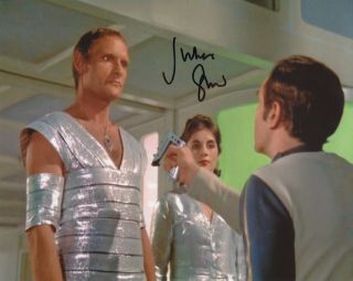 Space 1999 Science Fiction Tv Series 8x10 Photo Signed By Actor Julian Glover