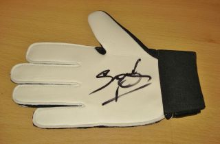 Pavel Srnicek Signed Autograph Goalkeeper Glove Proof Newcastle United,