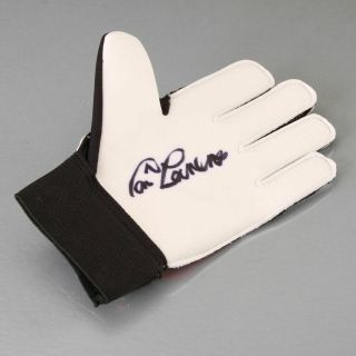 Tommy Lawrence Signed Goalkeeper Glove Liverpool Autograph Goalie Memorabilia
