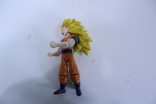 2003 Dragon Ball Z Jakks Saiyan Goku Plastic Body Jointed Rubber Hair