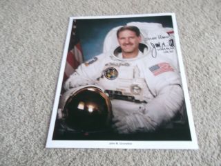 John M.  Grunsfeld,  Nasa Astronaut,  Signed 8 " X 10 " Photo