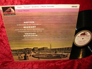 1963 Uk Nm Asd 506 Ed1 W/g Stereo Haydn Farewell Symphony,  Mozart Serenades Menu