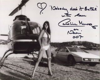 Caroline Munro Photo Signed In Person - James Bond 