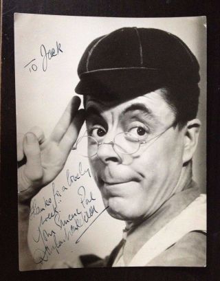 Duggie Wakefield - Actor & Comedy Star - Signed Vintage Photograph