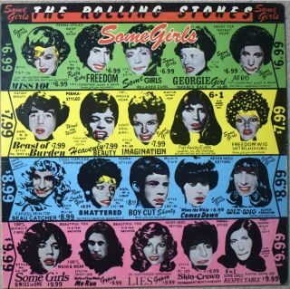 The Rolling Stones " Some Girls " 1978 Rock Cut Out Withdrawn Cover Lp