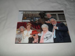 Sir Norman Wisdom - Autographed Photo Signed By Norman,  Roy Hudd,  June Whitfield