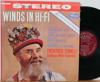 “winds In Hi - Fi” Lp Frederick Fennell Mercury Sr 90173 Living Presence