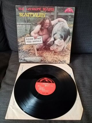 The Handsome Beasts - Beastiality Lp (1981/ First Press / Heavy Metal Records)