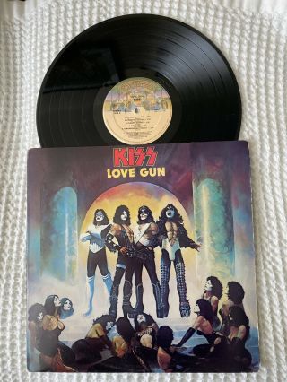 Kiss Love Gun 1985 Polygram 501 Reissue Fw3 W/ Record Plant 53