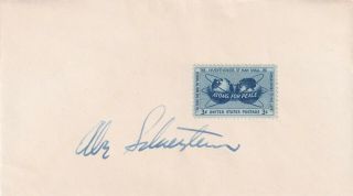 Abe Silverstein – Nasa – Apollo – Authentic Signature