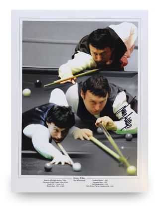 Jimmy White Signed 16x12 Photo Snooker Autograph Memorabilia,