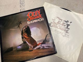 Ozzy Osbourne - Blizzard Of Ozz Vinyl Lp 1981 Jet Records Terra Haute Press