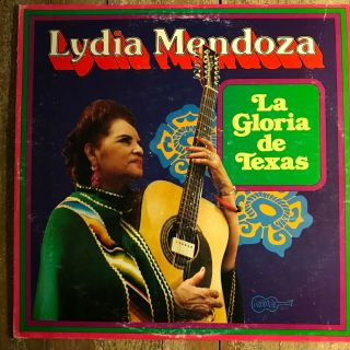 Signed Lydia Mendoza La Gloria De Texas Tejano Arhoolie Vg,