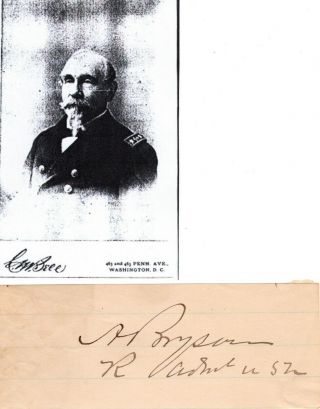 Admiral Andrew Bryson Signed Civil War Veteran
