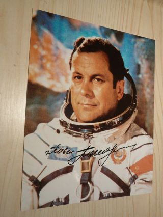 Pavel Popovich Autographed / Signed Photo Russian Cosmonaut