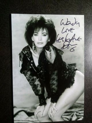 Lesley Anne Down Authentic Hand Signed Autograph 4x6 Photo - Famous Sexy Actress