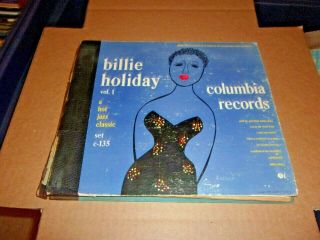 Blues - Billie Holiday - Vol.  1 A Hot Jazz Classic 78 Four Record Set